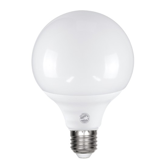 60039 Λάμπα LED E27 G95 Γλόμπος 15W 1500lm 260° AC 220-240V IP20 Φ9.5 x Υ14cm Ψυχρό Λευκό 6000K - 3 Years Warranty