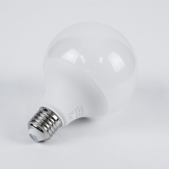 60040 Λάμπα LED E27 G95 Γλόμπος 15W 1455lm 260° AC 220-240V IP20 Φ9.5 x Υ14cm Φυσικό Λευκό 4500K - 3 Years Warranty