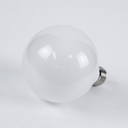 BUBBLE 60041 Λάμπα E27 G95 LED 15W 1410lm 260° AC 220-240V IP20 Θερμό Λευκό 2700K - Lumileds SMD Chip - Λευκό Γαλακτερό - Μ9.5 x Π9.5 x Υ14cm - 3 Χρόνια Εγγύηση