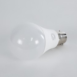 GLOBE 60053 Λάμπα B22 A60 LED 10W 940lm 360° AC 220-240V IP20 Θερμό Λευκό 2700K - Lumileds SMD Chip - Λευκό Γαλακτερό - Μ6 x Π6 x Υ11cm - 3 Χρόνια Εγγύηση