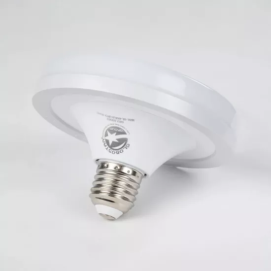 60069 Λάμπα LED E27 UFO F120 22W 230V 2200lm 180° IP20 Ψυχρό Λευκό 6000k - Μ12 x Π12 x Υ7.5cm - 3 Χρόνια Εγγύηση