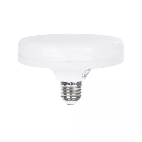 60070 Λάμπα LED E27 UFO F120 22W 230V 2134lm 180° IP20 Φυσικό Λευκό 4500k - Μ12 x Π12 x Υ7.5cm - 3 Χρόνια Εγγύηση