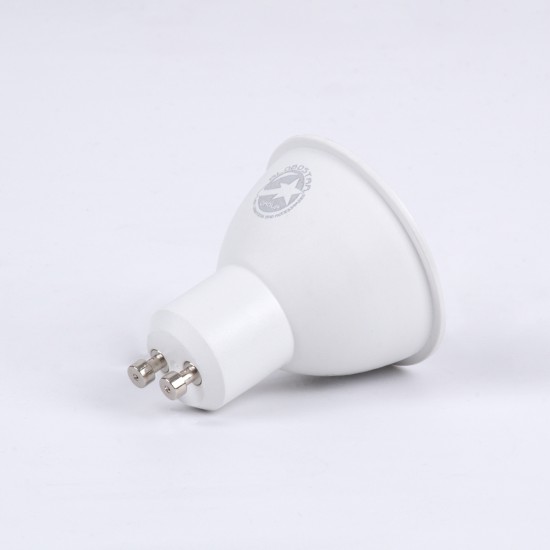 60101 Σποτ LED GU10 MR16 6W 660lm 120° AC 220-240V IP20 Φ5 x Υ5.8cm Θερμό Λευκό 2700K - 3 Years Warranty