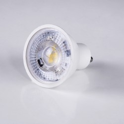 BEAMO 60121 Σποτ GU10 MR16 LED 7W 735lm 38° AC 220-240V IP20 Φυσικό Λευκό 4500K Dimmable - Bridgelux SMD Chip - Μ5 x Π5 x Υ5.2cm - 3 Χρόνια Εγγύηση