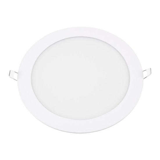 60188 Χωνευτό LED Panel Φ22cm 20W 2180lm 120° AC 220-240V IP20 Φ22.2 x Υ1.9cm Ψυχρό Λευκό 6000K - 3 Years Warranty