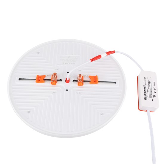 60193 Χωνευτό LED Panel FrameLess Φ22cm 33W 3393lm 180° AC 220-240V IP20 με Σύστημα Ρυθμιζόμενης Τρύπας Κοπής από 3.5εκ έως 20.5εκ - Φ22.2 x Υ2cm Θερμό Λευκό 2700K - 3 Years Warranty 60193 Χωνευτό LED Panel FrameLess Φ22cm 33W 3393lm 180° AC 220-240V IP20 με Σύστημα Ρυθμιζόμενης Τρύπας Κοπής από 3.5εκ έως 20.5εκ - Φ22.2 x Υ2cm Θερμό Λευκό 2700K - 3 Years Warranty
