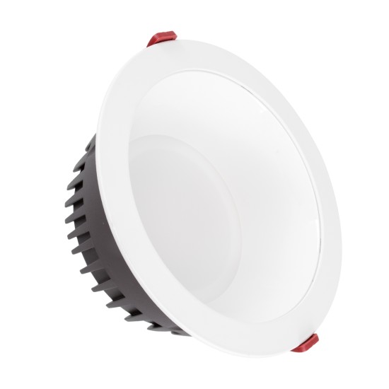 60194 Χωνευτό LED Panel Downlight Φ22cm 42W 5250lm 60° AC 220-240V IP20 Φ22 x Υ9.5cm Ψυχρό Λευκό 6000K - OSRAM LED CHIP TECHNOLOGY - 5 Years Warranty