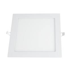 PANELO 60197 Χωνευτό Panel Οροφής LED 20W 2180lm 120° AC 220-240V IP20 Ψυχρό Λευκό 6000K - Lumileds SMD Chip & TÜV SÜD Driver - Λευκό Γαλακτερό - Μ22.5 x Π22.5 x Υ1.9cm / Q20 x 20cm - 3 Χρόνια Εγγύηση
