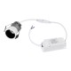 MICRO-S 60235 Χωνευτό LED Spot Downlight TrimLess Φ4cm 5W 625lm 38° AC 220-240V IP20 Φ4 x Υ5.9cm - Στρόγγυλο - Λευκό με Μαύρο Κάτοπτρο - Θερμό Λευκό 2700K - Bridgelux COB - 5 Years Warranty MICRO-S 60235 Χωνευτό LED Spot Downlight TrimLess Φ4cm 5W 625lm 38° AC 220-240V IP20 Φ4 x Υ5.9cm - Στρόγγυλο - Λευκό με Μαύρο Κάτοπτρο - Θερμό Λευκό 2700K - Bridgelux COB - 5 Years Warranty