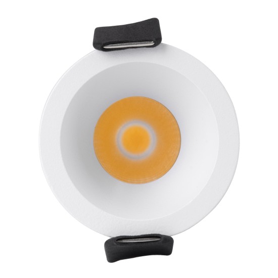 MICRO-S 60236 Χωνευτό LED Spot Downlight TrimLess Φ4cm 5W 650lm 38° AC 220-240V IP20 Φ4 x Υ5.9cm - Στρόγγυλο - Λευκό - Φυσικό Λευκό 4500K - Bridgelux COB - 5 Years Warranty