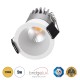 MICRO-S 60237 Χωνευτό LED Spot Downlight TrimLess Φ4cm 5W 625lm 38° AC 220-240V IP20 Φ4 x Υ5.9cm - Στρόγγυλο - Λευκό - Θερμό Λευκό 2700K - Bridgelux COB - 5 Years Warranty