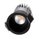 MICRO-S 60238 Χωνευτό LED Spot Downlight TrimLess Φ4cm 5W 650lm 38° AC 220-240V IP20 Φ4 x Υ5.9cm - Στρόγγυλο - Μαύρο - Φυσικό Λευκό 4500K - Bridgelux COB - 5 Years Warranty