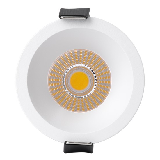 MICRO-B 60242 Χωνευτό LED Spot Downlight TrimLess Φ6cm 7W 910lm 38° AC 220-240V IP20 Φ6 x Υ7.8cm - Στρόγγυλο - Λευκό - Φυσικό Λευκό 4500K - Bridgelux COB - 5 Years Warranty