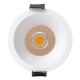 MICRO-B 60243 Χωνευτό LED Spot Downlight TrimLess Φ6cm 7W 875lm 38° AC 220-240V IP20 Φ6 x Υ7.8cm - Στρόγγυλο - Λευκό - Θερμό Λευκό 2700K - Bridgelux COB - 5 Years Warranty