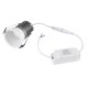 MICRO-B 60243 Χωνευτό LED Spot Downlight TrimLess Φ6cm 7W 875lm 38° AC 220-240V IP20 Φ6 x Υ7.8cm - Στρόγγυλο - Λευκό - Θερμό Λευκό 2700K - Bridgelux COB - 5 Years Warranty MICRO-B 60243 Χωνευτό LED Spot Downlight TrimLess Φ6cm 7W 875lm 38° AC 220-240V IP20 Φ6 x Υ7.8cm - Στρόγγυλο - Λευκό - Θερμό Λευκό 2700K - Bridgelux COB - 5 Years Warranty