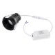 MICRO-B 60244 Χωνευτό LED Spot Downlight TrimLess Φ6cm 7W 910lm 38° AC 220-240V IP20 Φ6 x Υ7.8cm - Στρόγγυλο - Μαύρο - Φυσικό Λευκό 4500K - Bridgelux COB - 5 Years Warranty MICRO-B 60244 Χωνευτό LED Spot Downlight TrimLess Φ6cm 7W 910lm 38° AC 220-240V IP20 Φ6 x Υ7.8cm - Στρόγγυλο - Μαύρο - Φυσικό Λευκό 4500K - Bridgelux COB - 5 Years Warranty