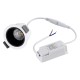 PLUTO-S 60246 Χωνευτό LED Spot Downlight TrimLess Φ6.4cm 7W 910lm 38° AC 220-240V IP20 Φ6.4 x Υ4.9cm - Στρόγγυλο - Λευκό με Μαύρο Κάτοπτρο & Anti-Glare HoneyComb - Φυσικό Λευκό 4500K - Bridgelux COB - 5 Years Warranty PLUTO-S 60246 Χωνευτό LED Spot Downlight TrimLess Φ6.4cm 7W 910lm 38° AC 220-240V IP20 Φ6.4 x Υ4.9cm - Στρόγγυλο - Λευκό με Μαύρο Κάτοπτρο & Anti-Glare HoneyComb - Φυσικό Λευκό 4500K - Bridgelux COB - 5 Years Warranty