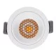 PLUTO-S 60248 Χωνευτό LED Spot Downlight TrimLess Φ6.4cm 7W 910lm 38° AC 220-240V IP20 Φ6.4 x Υ4.9cm - Στρόγγυλο - Λευκό & Anti-Glare HoneyComb - Φυσικό Λευκό 4500K - Bridgelux COB - 5 Years Warranty