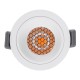 PLUTO-S 60249 Χωνευτό Downlight Σποτ με Honeycomb Anti Glare Reflector LED 7W 875lm 38° AC 220-240V IP20 Θερμό Λευκό 2700K - Bridgelux COB Chip & TÜV SÜD Driver - Λευκό Ματ - Μ6.4 x Π6.4 x Υ4.9cm / Q5.5cm - 5 Χρόνια Εγγύηση