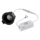 PLUTO-S 60250 Χωνευτό LED Spot Downlight TrimLess Φ6.4cm 7W 910lm 38° AC 220-240V IP20 Φ6.4 x Υ4.9cm - Στρόγγυλο - Μαύρο & Anti-Glare HoneyComb - Φυσικό Λευκό 4500K - Bridgelux COB - 5 Years Warranty PLUTO-S 60250 Χωνευτό LED Spot Downlight TrimLess Φ6.4cm 7W 910lm 38° AC 220-240V IP20 Φ6.4 x Υ4.9cm - Στρόγγυλο - Μαύρο & Anti-Glare HoneyComb - Φυσικό Λευκό 4500K - Bridgelux COB - 5 Years Warranty