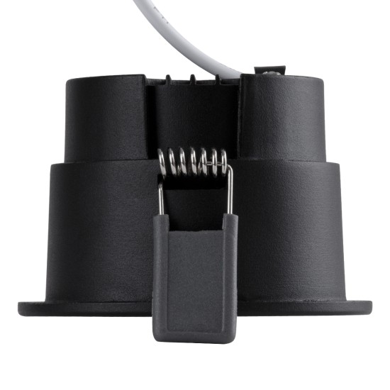 PLUTO-M 60257 Χωνευτό Downlight Σποτ με Honeycomb Anti Glare Reflector LED 10W 1250lm 38° AC 220-240V IP20 Θερμό Λευκό 2700K - Bridgelux COB Chip & TÜV SÜD Driver - Μαύρο Ματ - Μ8.4 x Π8.4 x Υ5.9cm / Q7.5cm - 5 Χρόνια Εγγύηση