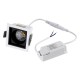 PLUTO-S 60264 Χωνευτό LED Spot Downlight TrimLess Μ6.4xΠ6.4cm 7W 910lm 38° AC 220-240V IP20 Μ6.4 x Π6.4 x Υ4.9cm - Τετράγωνο - Λευκό με Μαύρο Κάτοπτρο & Anti-Glare HoneyComb - Φυσικό Λευκό 4500K - Bridgelux COB - 5 Years Warranty PLUTO-S 60264 Χωνευτό LED Spot Downlight TrimLess Μ6.4xΠ6.4cm 7W 910lm 38° AC 220-240V IP20 Μ6.4 x Π6.4 x Υ4.9cm - Τετράγωνο - Λευκό με Μαύρο Κάτοπτρο & Anti-Glare HoneyComb - Φυσικό Λευκό 4500K - Bridgelux COB - 5 Years Warranty