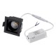 PLUTO-S 60268 Χωνευτό LED Spot Downlight TrimLess Μ6.4xΠ6.4cm 7W 910lm 38° AC 220-240V IP20 Μ6.4 x Π6.4 x Υ4.9cm - Τετράγωνο - Μαύρο & Anti-Glare HoneyComb - Φυσικό Λευκό 4500K - Bridgelux COB - 5 Years Warranty PLUTO-S 60268 Χωνευτό LED Spot Downlight TrimLess Μ6.4xΠ6.4cm 7W 910lm 38° AC 220-240V IP20 Μ6.4 x Π6.4 x Υ4.9cm - Τετράγωνο - Μαύρο & Anti-Glare HoneyComb - Φυσικό Λευκό 4500K - Bridgelux COB - 5 Years Warranty