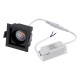 PLUTO-S 60269 Χωνευτό LED Spot Downlight TrimLess Μ6.4xΠ6.4cm 7W 875lm 38° AC 220-240V IP20 Μ6.4 x Π6.4 x Υ4.9cm - Τετράγωνο - Μαύρο & Anti-Glare HoneyComb - Θερμό Λευκό 2700K - Bridgelux COB - 5 Years Warranty PLUTO-S 60269 Χωνευτό LED Spot Downlight TrimLess Μ6.4xΠ6.4cm 7W 875lm 38° AC 220-240V IP20 Μ6.4 x Π6.4 x Υ4.9cm - Τετράγωνο - Μαύρο & Anti-Glare HoneyComb - Θερμό Λευκό 2700K - Bridgelux COB - 5 Years Warranty