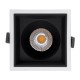 PLUTO-B 60276 Χωνευτό LED Spot Downlight TrimLess Μ10.4xΠ10.4cm 15W 1950lm 38° AC 220-240V IP20 Μ10.4 x Π10.4 x Υ6.5cm - Τετράγωνο - Λευκό με Μαύρο Κάτοπτρο & Anti-Glare HoneyComb - Φυσικό Λευκό 4500K - Bridgelux COB - 5 Years Warranty