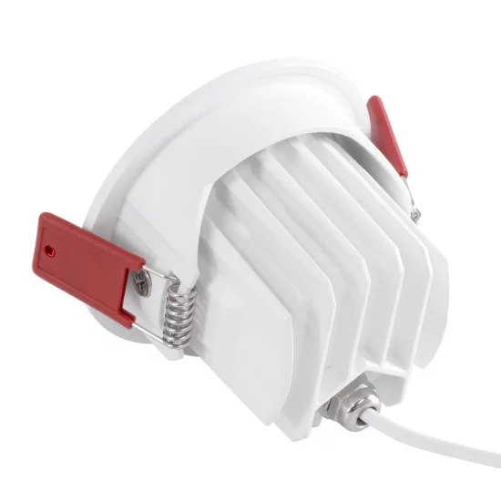 LEO-R 60284 Χωνευτό LED Spot Downlight TrimLess Φ8.5cm 10W 1300lm 38° AC 220-240V IP20 Φ8.5 x Υ6.6cm - Στρόγγυλο - Κινούμενο - Λευκό & Anti-Glare HoneyComb - Φυσικό Λευκό 4500K - Bridgelux COB - 5 Years Warranty LEO-R 60284 Χωνευτό LED Spot Downlight TrimLess Φ8.5cm 10W 1300lm 38° AC 220-240V IP20 Φ8.5 x Υ6.6cm - Στρόγγυλο - Κινούμενο - Λευκό & Anti-Glare HoneyComb - Φυσικό Λευκό 4500K - Bridgelux COB - 5 Years Warranty