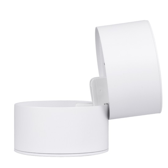 OMEGA-S 60298 Κινούμενο Downlight Σποτ LED 12W 1560lm 36° AC 220-240V IP20 Φυσικό Λευκό 4500K - Bridgelux COB Chip & TÜV SÜD Driver - Λευκό Ματ - Μ10 x Π10 x Υ10.5cm - 5 Χρόνια Εγγύηση