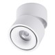 OMEGA-S 60299 Επιφανειακό LED Spot Downlight Φ10cm 12W 1500lm 36° AC 220-240V IP20 Φ10 x Υ10.5cm - Στρόγγυλο - Λευκό - Θερμό Λευκό 2700K - Bridgelux COB - 5 Years Warranty