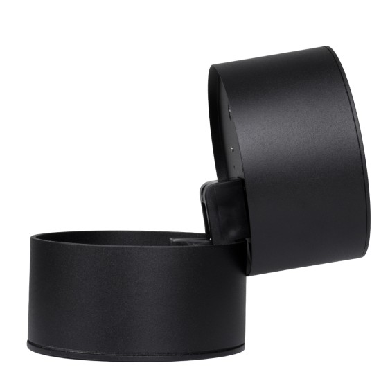 OMEGA-S 60301 Κινούμενο Downlight Σποτ LED 12W 1500lm 36° AC 220-240V IP20 Θερμό Λευκό 2700K - Bridgelux COB Chip & TÜV SÜD Driver - Μαύρο Ματ - Μ10 x Π10 x Υ10.5cm - 5 Χρόνια Εγγύηση