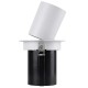 VIRGO-B 60311 Χωνευτό Κινούμενο Downlight Σποτ LED 20W 2500lm 36° AC 220-240V IP20 Θερμό Λευκό 2700K - Bridgelux COB Chip & TÜV SÜD Driver - Λευκό & Μαύρο Ματ - Μ13.5 x Π13.5 x Υ14cm / Q11.5cm - 5 Χρόνια Εγγύηση