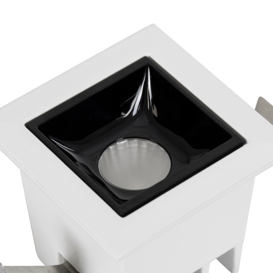 LUMINAR SUPERIOR 60314 Χωνευτό LED Spot Downlight TrimLess 2W 280lm 36° AC 220-240V IP20 Μ4.3 x Π4.3 x Υ4.5cm - Λευκό με Μαύρο Κάτοπτρο - Φυσικό Λευκό 4500K - Bridgelux High Lumen Chip Gen2 - TÜV Certified Driver - 5 Years Warranty LUMINAR SUPERIOR 60314 Χωνευτό LED Spot Downlight TrimLess 2W 280lm 36° AC 220-240V IP20 Μ4.3 x Π4.3 x Υ4.5cm - Λευκό με Μαύρο Κάτοπτρο - Φυσικό Λευκό 4500K - Bridgelux High Lumen Chip Gen2 - TÜV Certified Driver - 5 Years Warranty