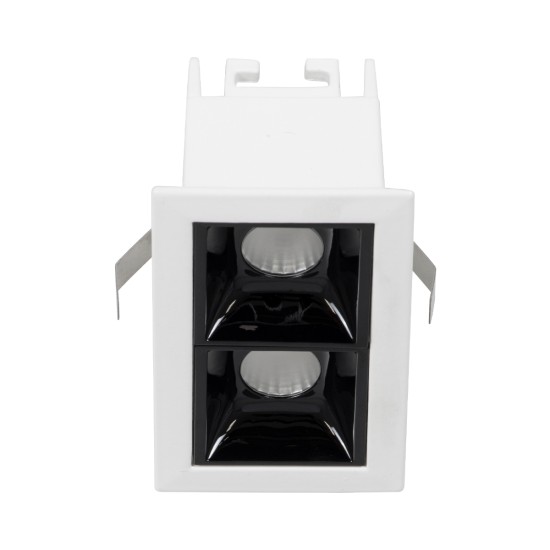 LUMINAR SUPERIOR 60317 Χωνευτό LED Spot Downlight TrimLess 4W 540lm 36° AC 220-240V IP20 Μ7.5 x Π4.3 x Υ4.5cm - Λευκό με Μαύρο Κάτοπτρο - Θερμό Λευκό 2700K - Bridgelux High Lumen Chip Gen2 - TÜV Certified Driver - 5 Years Warranty LUMINAR SUPERIOR 60317 Χωνευτό LED Spot Downlight TrimLess 4W 540lm 36° AC 220-240V IP20 Μ7.5 x Π4.3 x Υ4.5cm - Λευκό με Μαύρο Κάτοπτρο - Θερμό Λευκό 2700K - Bridgelux High Lumen Chip Gen2 - TÜV Certified Driver - 5 Years Warranty