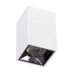 LUMINAR 60323 Downlight Σποτ LED 3W 405lm 36° AC 220-240V IP20 Θερμό Λευκό 2700K - Osram SMD Chip & TÜV SÜD Driver - Λευκό Ματ - Μ4.2 x Π4.2 x Υ6.6cm - 5 Χρόνια Εγγύηση