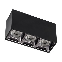 LUMINAR 60324 Downlight Σποτ LED 12W 1680lm 36° AC 220-240V IP20 Φυσικό Λευκό 4500K - Osram SMD Chip & TÜV SÜD Driver - Μαύρο Ματ - Μ11.8 x Π4.2 x Υ6.6cm - 5 Χρόνια Εγγύηση