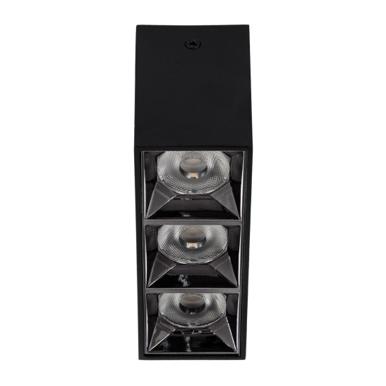 LUMINAR SUPERIOR 60324 Επιφανειακό LED Spot Downlight TrimLess 12W 1680lm 36° AC 220-240V IP20 Μ11.8 x Π4.2 x Υ6.6cm - Μαύρο με Κάτοπτρο Χρωμίου - Φυσικό Λευκό 4500K - Bridgelux High Lumen Chip Gen2 - TÜV Certified Driver - 5 Years Warranty LUMINAR SUPERIOR 60324 Επιφανειακό LED Spot Downlight TrimLess 12W 1680lm 36° AC 220-240V IP20 Μ11.8 x Π4.2 x Υ6.6cm - Μαύρο με Κάτοπτρο Χρωμίου - Φυσικό Λευκό 4500K - Bridgelux High Lumen Chip Gen2 - TÜV Certified Driver - 5 Years Warranty