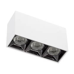 LUMINAR 60327 Downlight Σποτ LED 12W 1620lm 36° AC 220-240V IP20 Θερμό Λευκό 2700K - Osram SMD Chip & TÜV SÜD Driver - Λευκό Ματ - Μ11.8 x Π4.2 x Υ6.6cm - 5 Χρόνια Εγγύηση