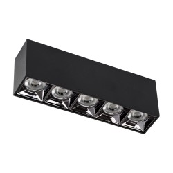 LUMINAR 60328 Downlight Σποτ LED 20W 2800lm 36° AC 220-240V IP20 Φυσικό Λευκό 4500K - Osram SMD Chip & TÜV SÜD Driver - Μαύρο Ματ - Μ19.5 x Π4.2 x Υ6.6cm - 5 Χρόνια Εγγύηση