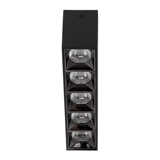 LUMINAR SUPERIOR 60328 Επιφανειακό LED Spot Downlight TrimLess 20W 2800lm 36° AC 220-240V IP20 Μ19.5 x Π4.2 x Υ6.6cm - Μαύρο με Κάτοπτρο Χρωμίου - Φυσικό Λευκό 4500K - Bridgelux High Lumen Chip Gen2 - TÜV Certified Driver - 5 Years Warranty LUMINAR SUPERIOR 60328 Επιφανειακό LED Spot Downlight TrimLess 20W 2800lm 36° AC 220-240V IP20 Μ19.5 x Π4.2 x Υ6.6cm - Μαύρο με Κάτοπτρο Χρωμίου - Φυσικό Λευκό 4500K - Bridgelux High Lumen Chip Gen2 - TÜV Certified Driver - 5 Years Warranty
