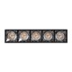 LUMINAR SUPERIOR 60329 Επιφανειακό LED Spot Downlight TrimLess 20W 2700lm 36° AC 220-240V IP20 Μ19.5 x Π4.2 x Υ6.6cm - Μαύρο με Κάτοπτρο Χρωμίου - Θερμό Λευκό 2700K - Bridgelux High Lumen Chip Gen2 - TÜV Certified Driver - 5 Years Warranty