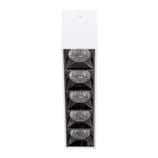 LUMINAR SUPERIOR 60331 Επιφανειακό LED Spot Downlight TrimLess 20W 2700lm 36° AC 220-240V IP20 Μ19.5 x Π4.2 x Υ6.6cm - Λευκό με Κάτοπτρο Χρωμίου - Θερμό Λευκό 2700K - Bridgelux High Lumen Chip Gen2 - TÜV Certified Driver - 5 Years Warranty LUMINAR SUPERIOR 60331 Επιφανειακό LED Spot Downlight TrimLess 20W 2700lm 36° AC 220-240V IP20 Μ19.5 x Π4.2 x Υ6.6cm - Λευκό με Κάτοπτρο Χρωμίου - Θερμό Λευκό 2700K - Bridgelux High Lumen Chip Gen2 - TÜV Certified Driver - 5 Years Warranty