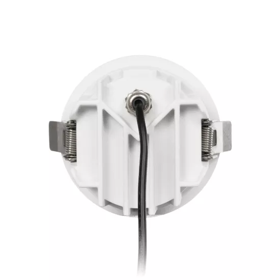 DUSTY 60340 Χωνευτό Downlight Σποτ LED 12W 1380lm 45° AC 220-240V Αδιάβροχο IP65 Φυσικό Λευκό 4500K - Bridgelux COB Chip & TÜV SÜD Driver - Λευκό & Μαύρο Ματ - Μ8.5 x Π8.5 x Υ7cm / Q7.2cm - 5 Χρόνια Εγγύηση