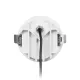 DUSTY 60341 Χωνευτό Downlight Σποτ LED 12W 1320lm 45° AC 220-240V Αδιάβροχο IP65 Θερμό Λευκό 2700K - Bridgelux COB Chip & TÜV SÜD Driver - Λευκό & Μαύρο Ματ - Μ8.5 x Π8.5 x Υ7cm m / Q7.2cm - 5 Χρόνια Εγγύηση