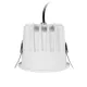 DUSTY 60341 Χωνευτό Downlight Σποτ LED 12W 1320lm 45° AC 220-240V Αδιάβροχο IP65 Θερμό Λευκό 2700K - Bridgelux COB Chip & TÜV SÜD Driver - Λευκό & Μαύρο Ματ - Μ8.5 x Π8.5 x Υ7cm m / Q7.2cm - 5 Χρόνια Εγγύηση
