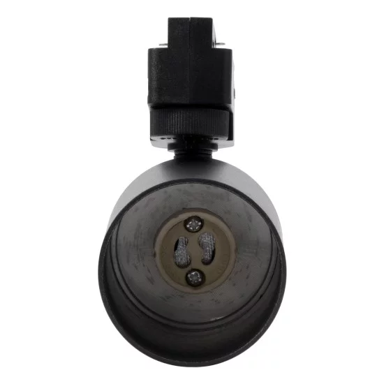 LEO 60353 Κινούμενο Φωτιστικό Σποτ Ράγας με Ντουί 1 x GU10 AC 220-240V IP20 - Μαύρο Ματ - Μ6 x Π6 x Υ19cm