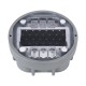 ROADER 60367 Professional LED Strobe Αυτόνομος Ηλιακός Χωνευτός Ανακλαστήρας Οδοστρώματος με Ενσωματωμένο Φωτοβολταϊκό Panel 2.5V 220mA & Επαναφορτιζόμενη Μπαταρία Ni-MH 1.2V 1200mAh - Αδιάβροχο IP68 - Ψυχρό Λευκό 6000K - Max Pass Load 20 Τόνοι - Φ12.