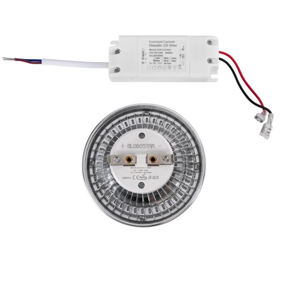 DARKO 60382 Σποτ LED Indirect Anti-Glare AR111 14W 1638lm 40° AC 220-240V IP20 Φ11.1 x Υ6.6cm Φυσικό Λευκό 4500K Dimmable - Bridgelux High Lumen COB Gen2 - TÜV Certified Driver - 5 Years Warranty DARKO 60382 Σποτ LED Indirect Anti-Glare AR111 14W 1638lm 40° AC 220-240V IP20 Φ11.1 x Υ6.6cm Φυσικό Λευκό 4500K Dimmable - Bridgelux High Lumen COB Gen2 - TÜV Certified Driver - 5 Years Warranty